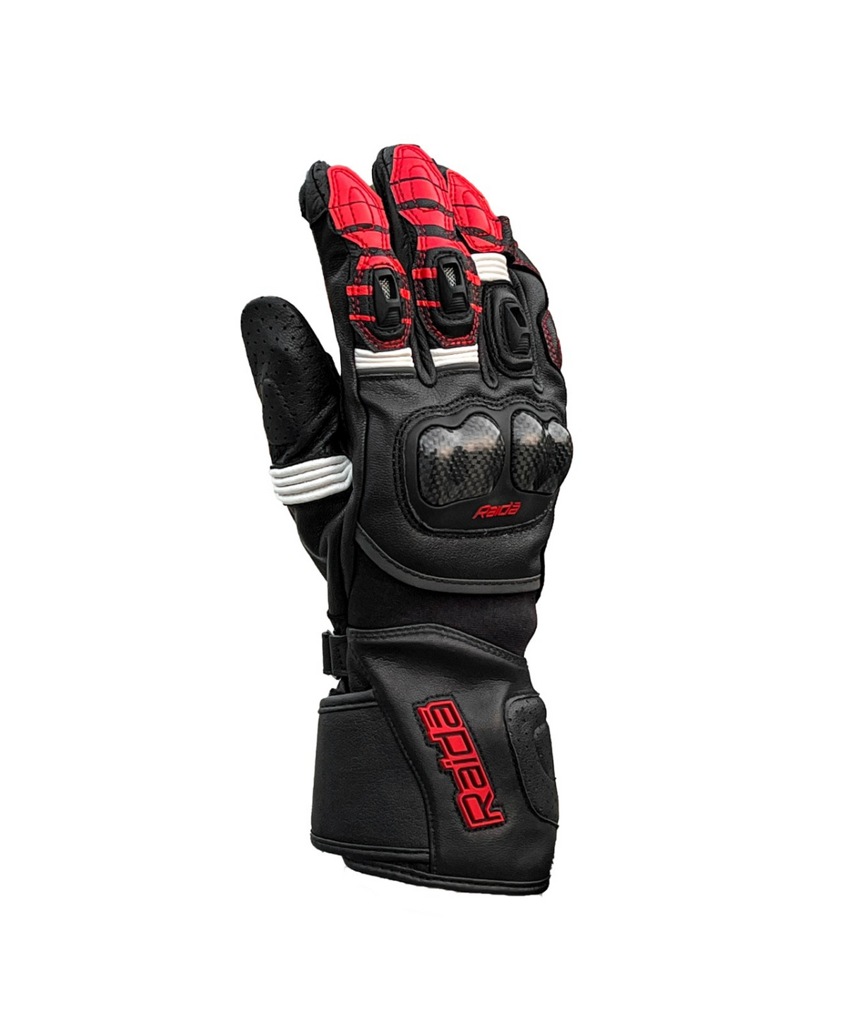 Raida AeroPrix Carbon Edition Riding Gloves - Red - Raida