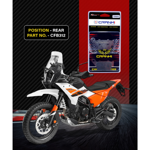 Crank1 Carbon Brake Pads for KTM Adventure 390 (2025 Onwards)