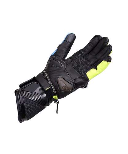 BBG Snell Race Tech Riding Gloves - Neon
