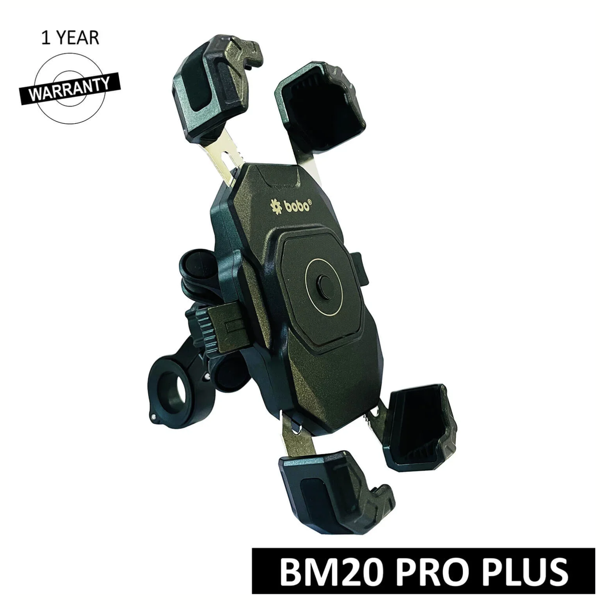 BOBO BM20 Pro Plus Bike Phone Holder Four Corners Secure Grip with Vibration Damper - BOBO