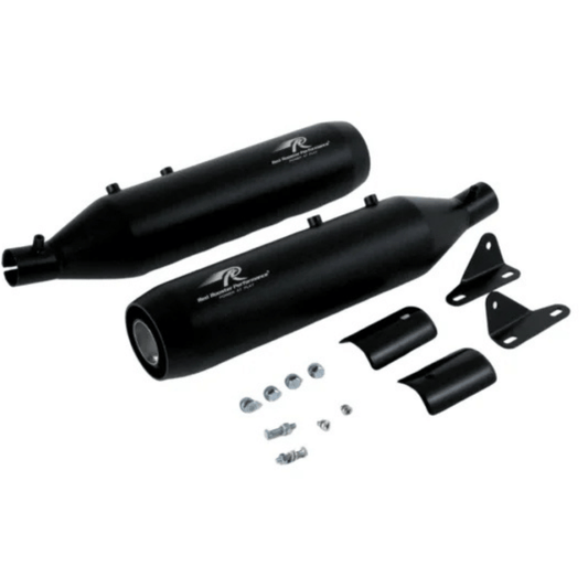Red Rooster Performance Astral Exhaust for Royal Enfield Shotgun 650 - Black Matte