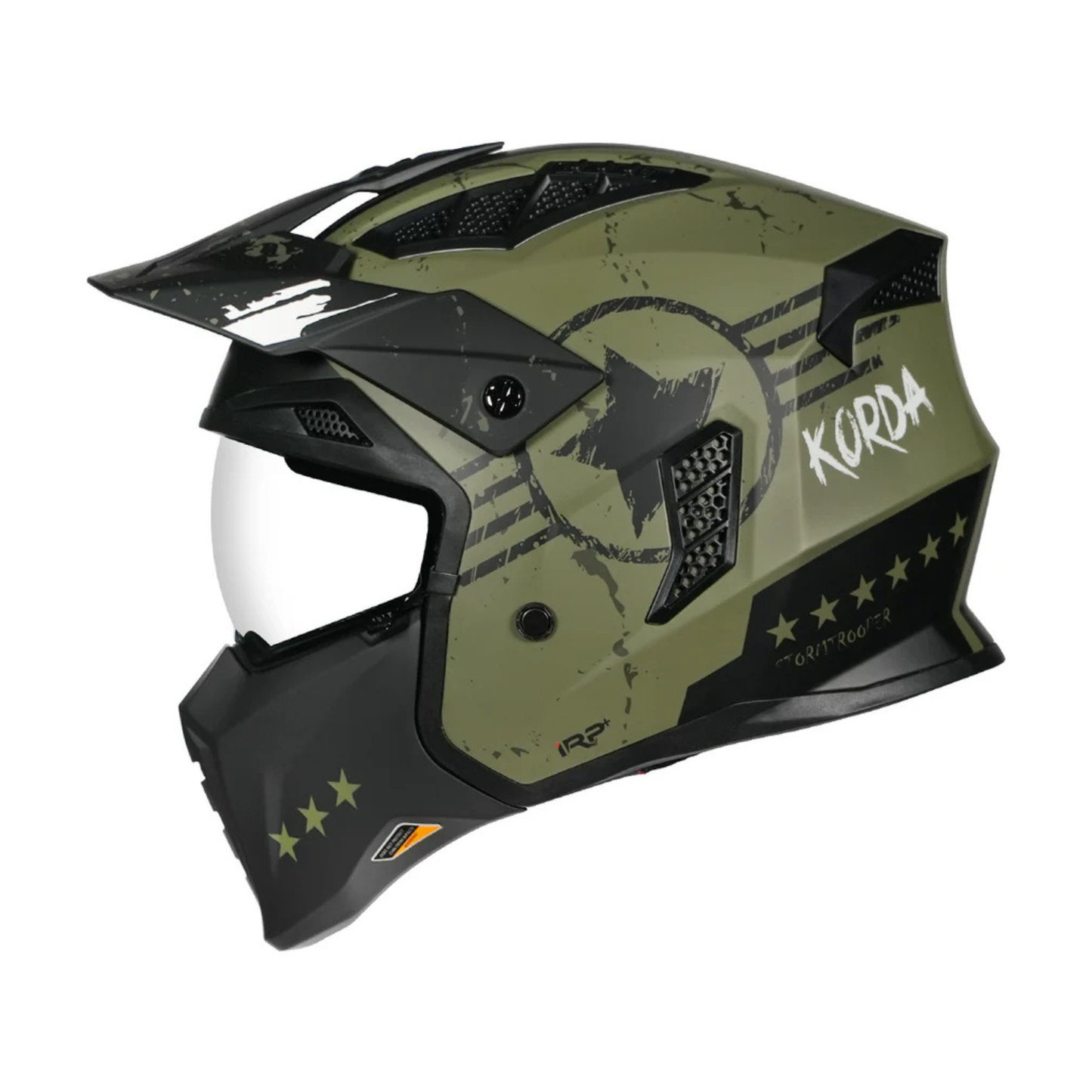 Korda Storm Trooper Hero Helmet - Matt Olive Green