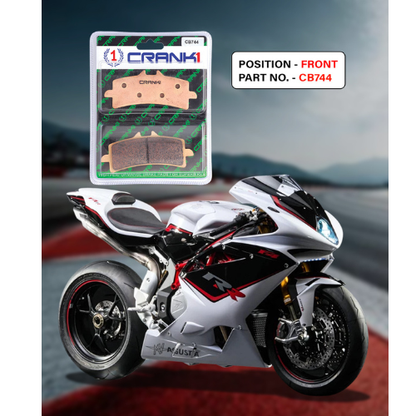 Crank1 Sintered Brake Pads For MV Agusta F4 RR & RC