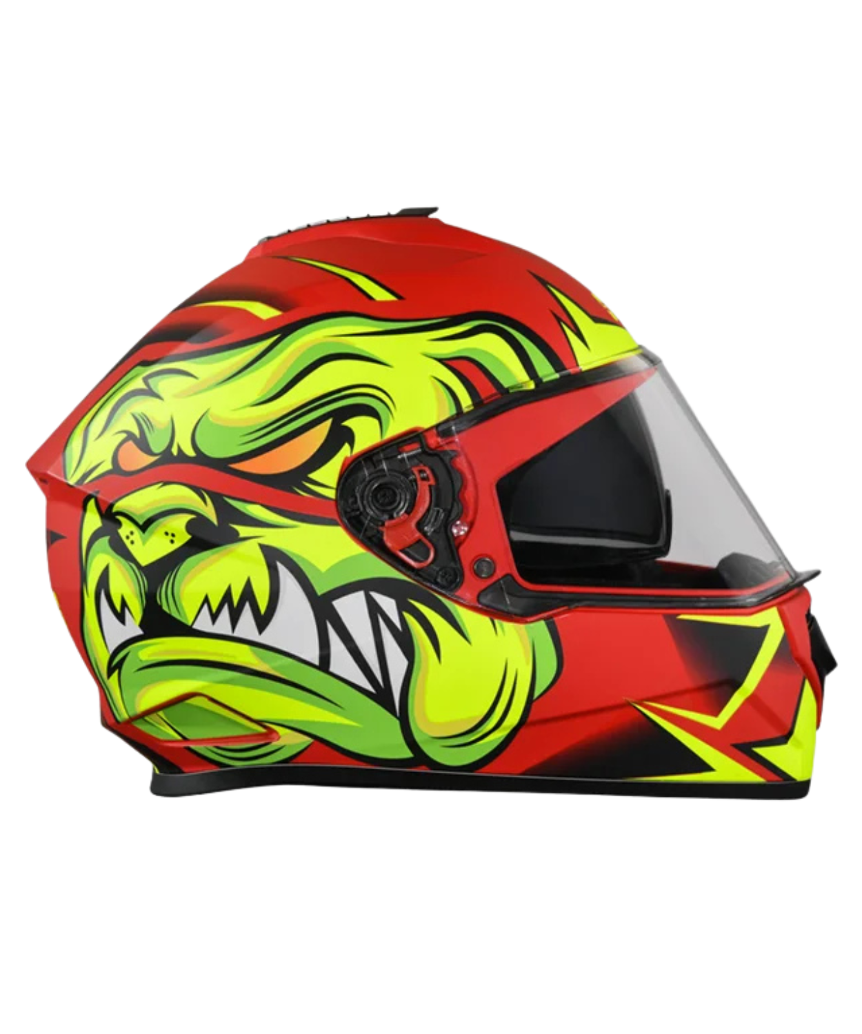 Studds Drifter D1 Decor Graphics Helmet - Matt Red Yellow N5