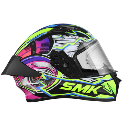 SMK Stellar Sports Turbo Graphics MA249 Helmet