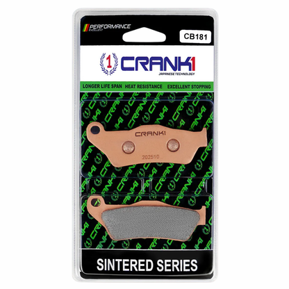 Crank1 Sintered Brake Pads for Yamaha R15 V4 (2022)