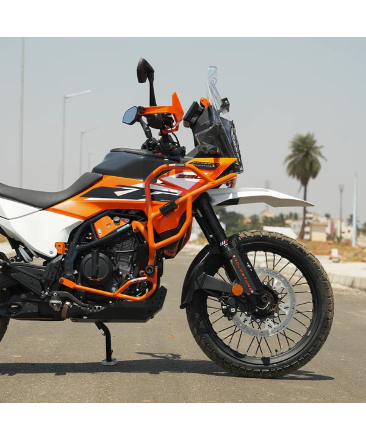 Moto Torque Crash Guard for KTM 390 Adventure/Adventure X (2025) - Orange