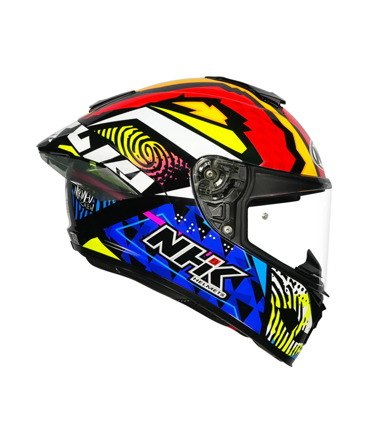 NHK K5R Mark Garcia Helmet - Blue Red Yellow - NHK