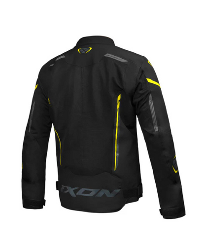 Ixon Striker Air Riding Jacket - Black Anthracite Yellow