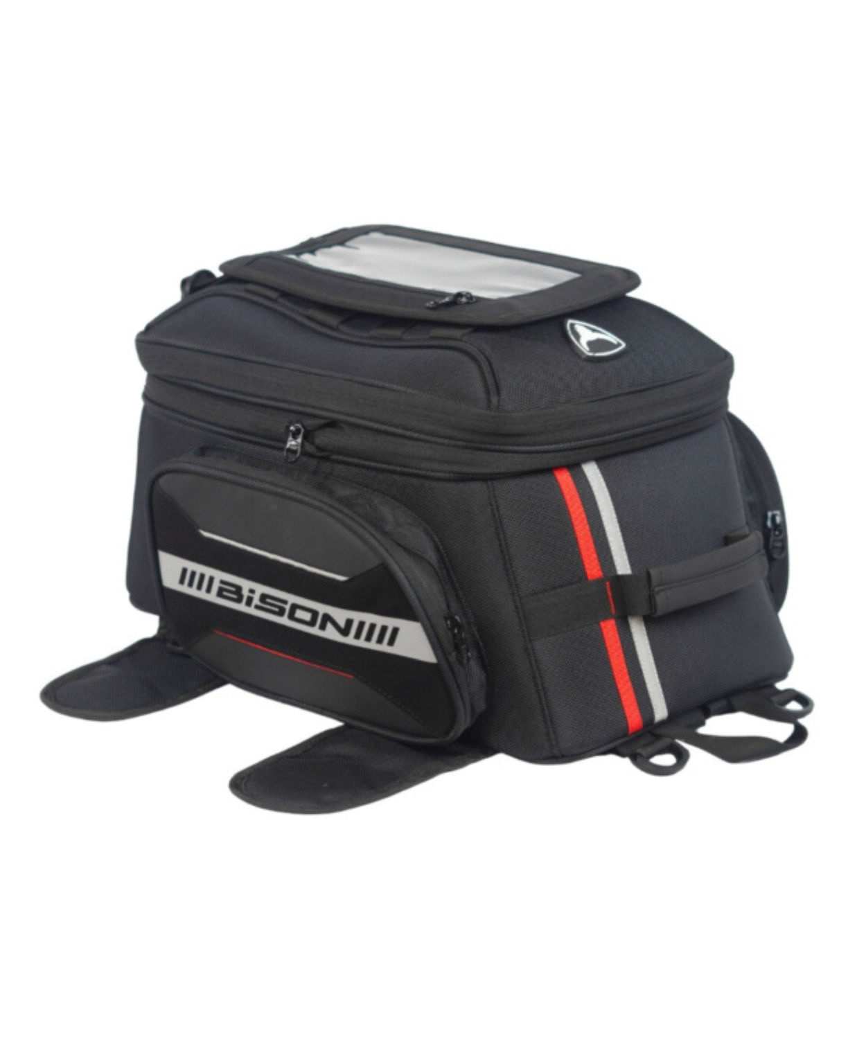 Bison ProGear Magnite Magnetic 28L Tank Bag - Black Red