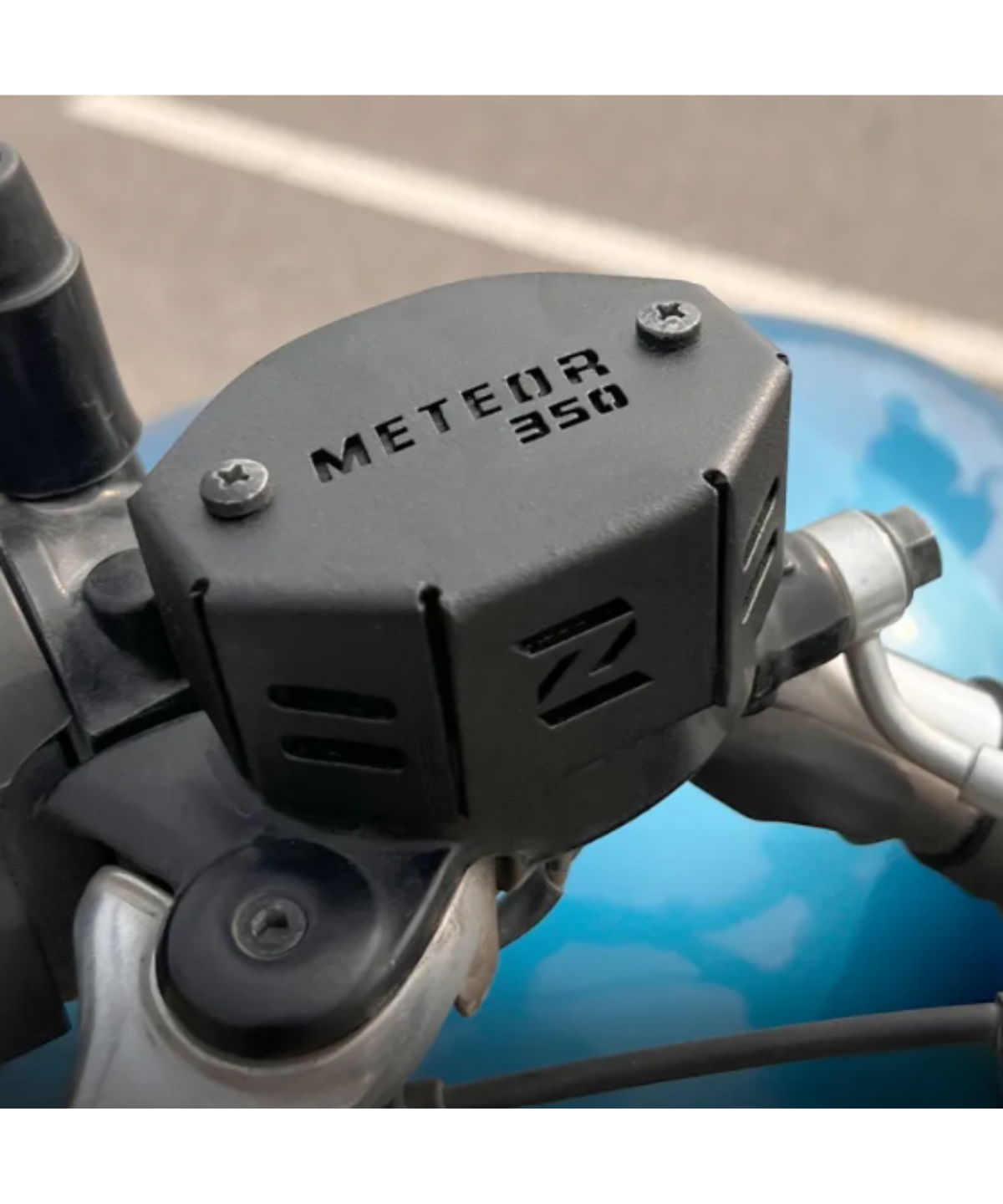Zana Royal Enfield Meteor 350 Front Fluid Reservoir Aluminium Cover - ZI-8398 - Zana