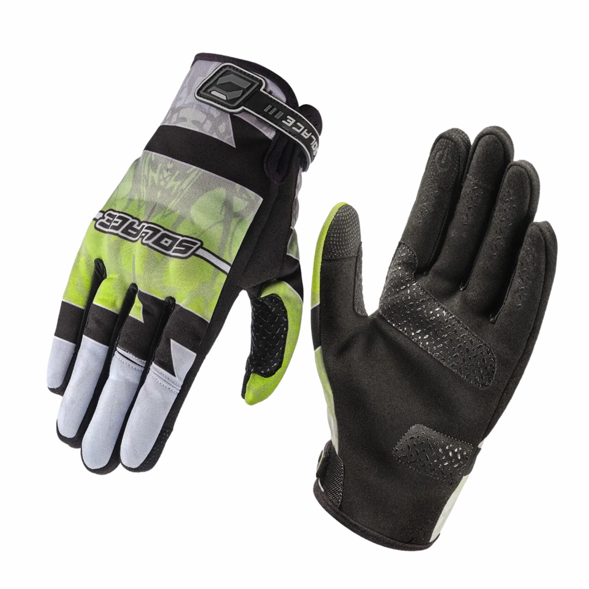 Solace Octane Off Road Gloves - Grey Green
