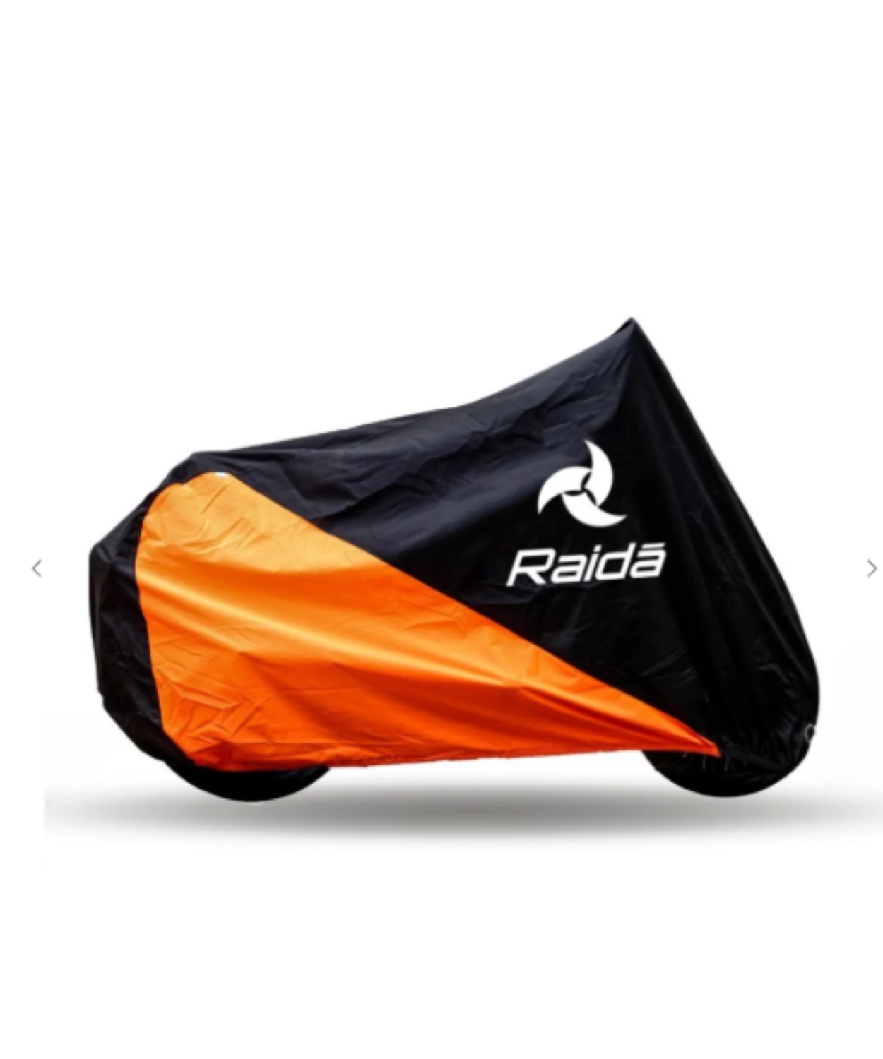 Raida SeasonPro Waterproof Bike Cover for Dominar 200 & 400 / BMW G310 GS & RR / CB 350 / Versys 650 / KTM ADV 250 & 390 - XL - Orange