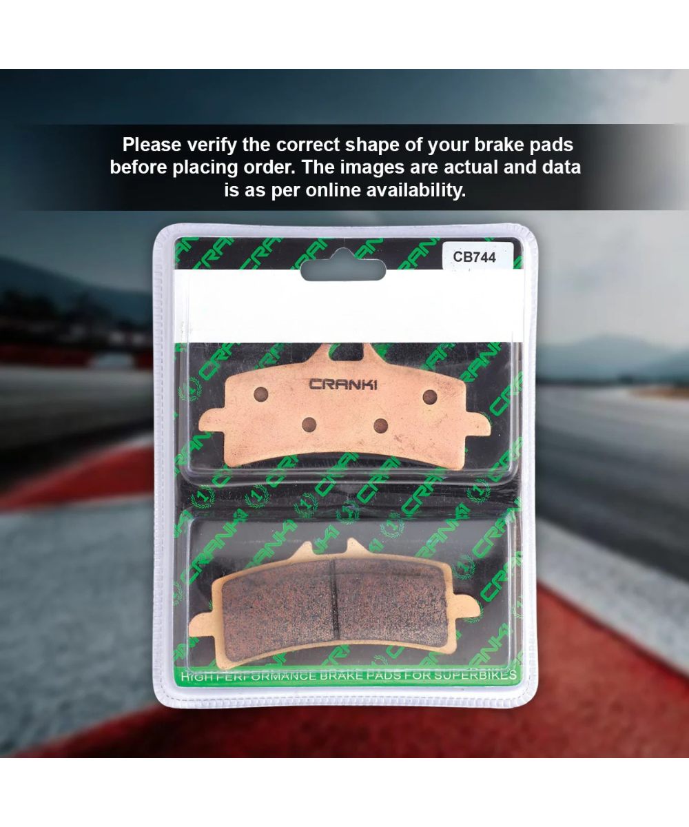Crank1 Triumph Tiger 900 Rally Pro (2024 Onwords) Sintered Brake Pads