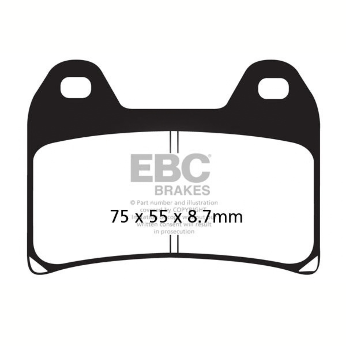 EBC MV Augusta Brutale R / RR (2013-2015) Fully Sintered Brake Pads - EBC Brakes