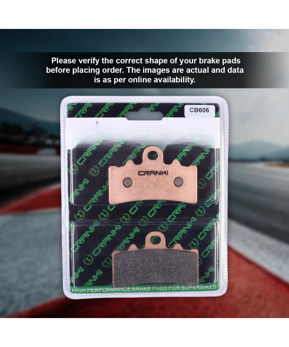Crank1 Triumph Speed 400 Sintered Brake Pads