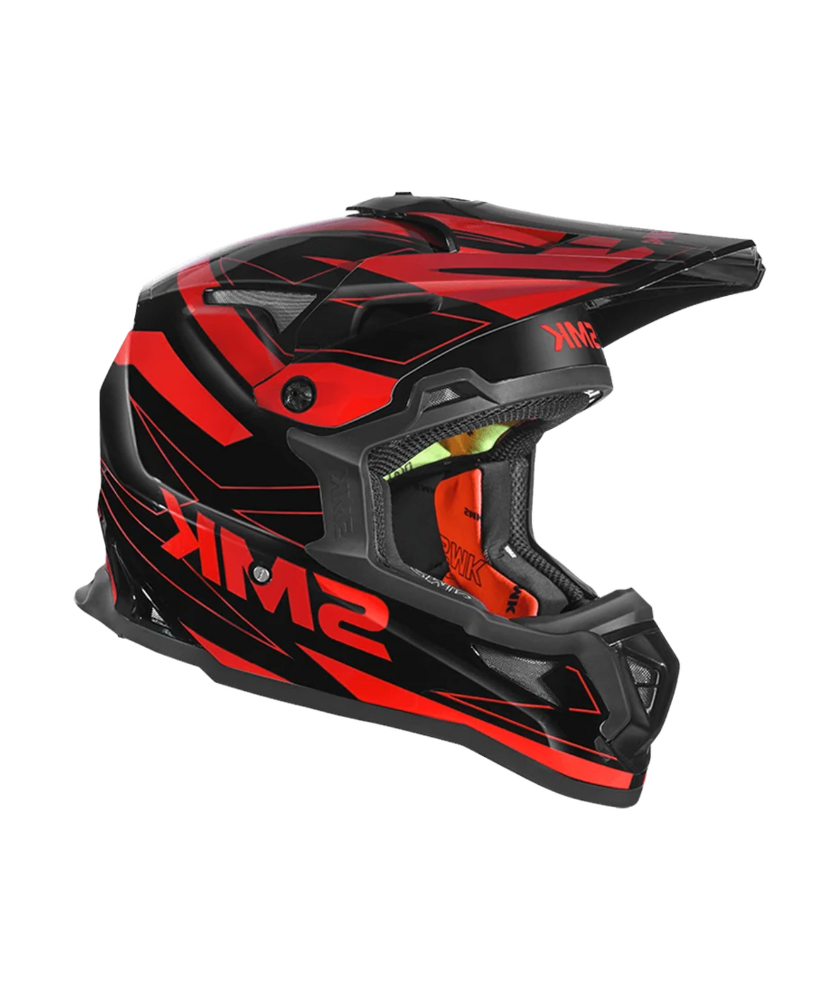 SMK Allterra Slope GRPS GL230 Full Face Helmet - Gloss Black Red - SMK