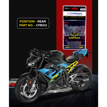 Crank1 Carbon Brake Pads for BMW S1000R (2021-2022)