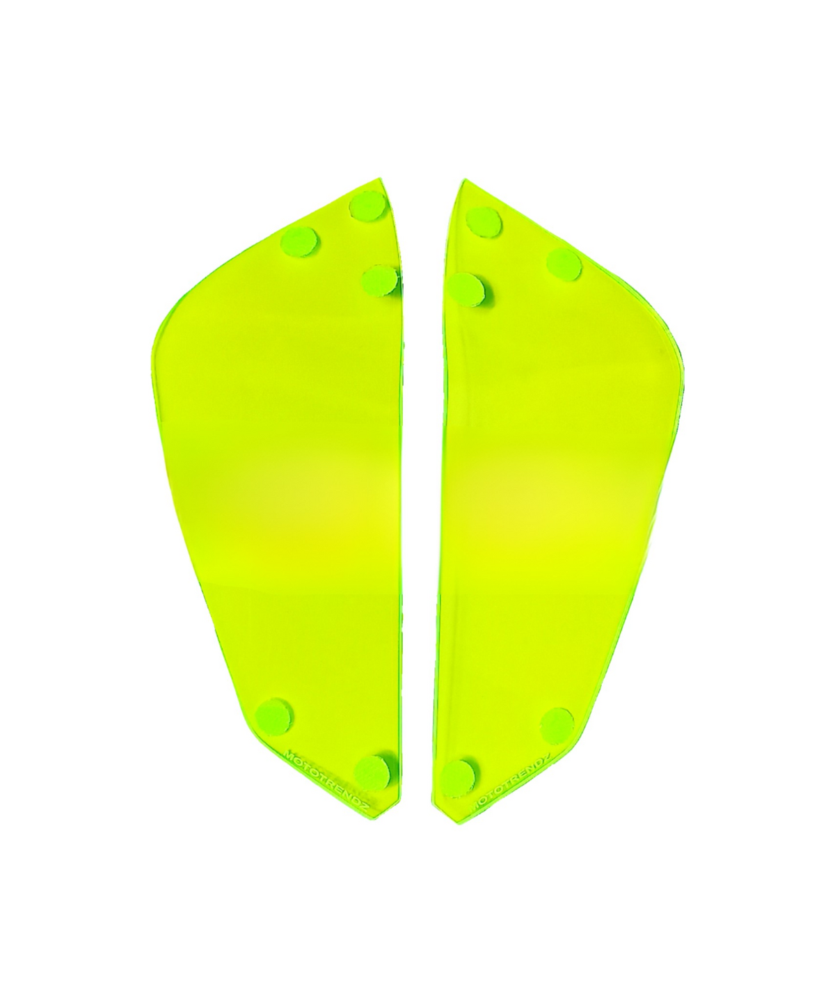 Mototrendz KTM Duke 390 (2017+) / Duke 250 (2021) Headlight Screen Protector - Neon Green - Mototrendz