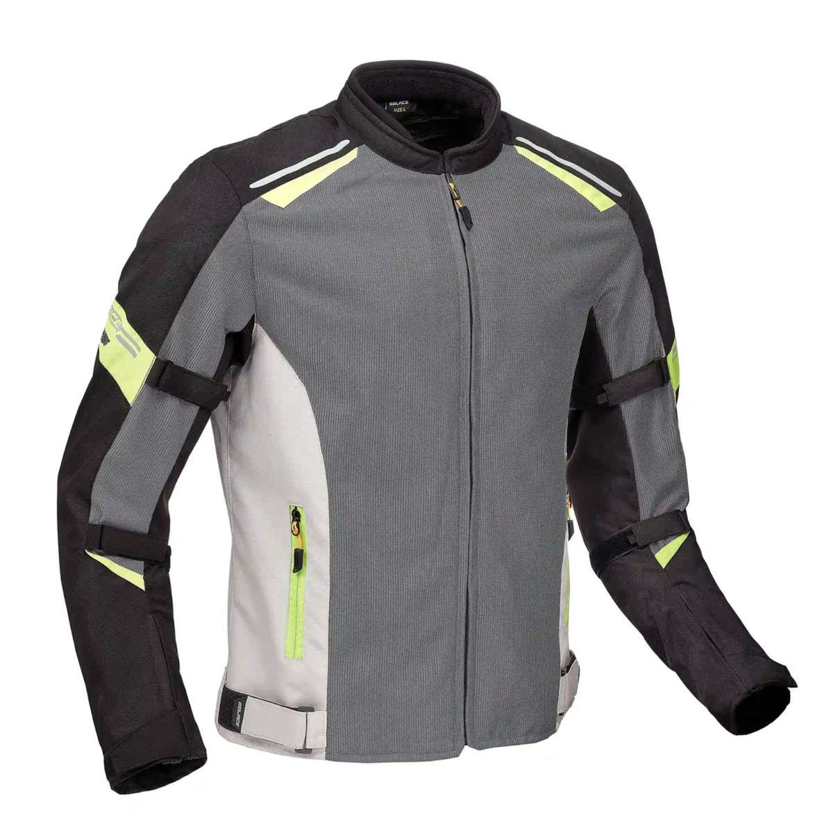 Solace AIR-X V3.0 Riding Jacket - Black Neon