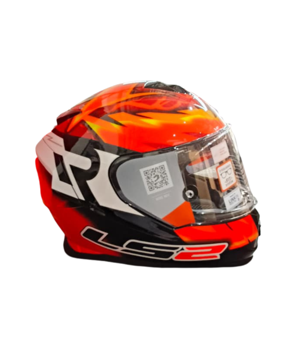 LS2 FF800 Storm II Replica Rinaldi Helmet - Gloss Orange - LS2