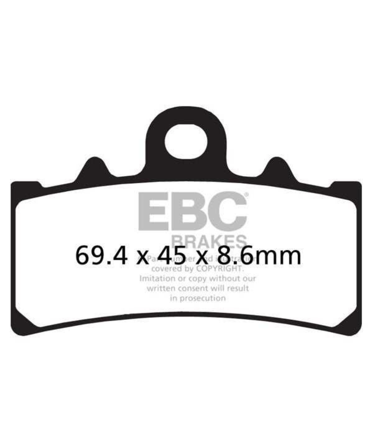 EBC BMW G310 GS (2021 Onwards) Fully Sintered Brake Pads