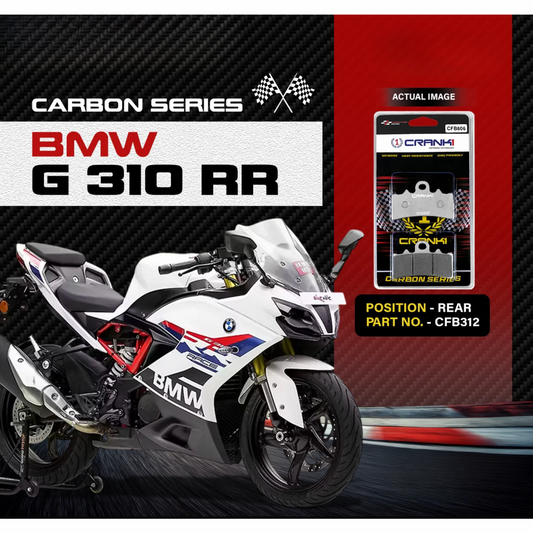 Crank1 Carbon Brake Pads for BMW G 310 RR