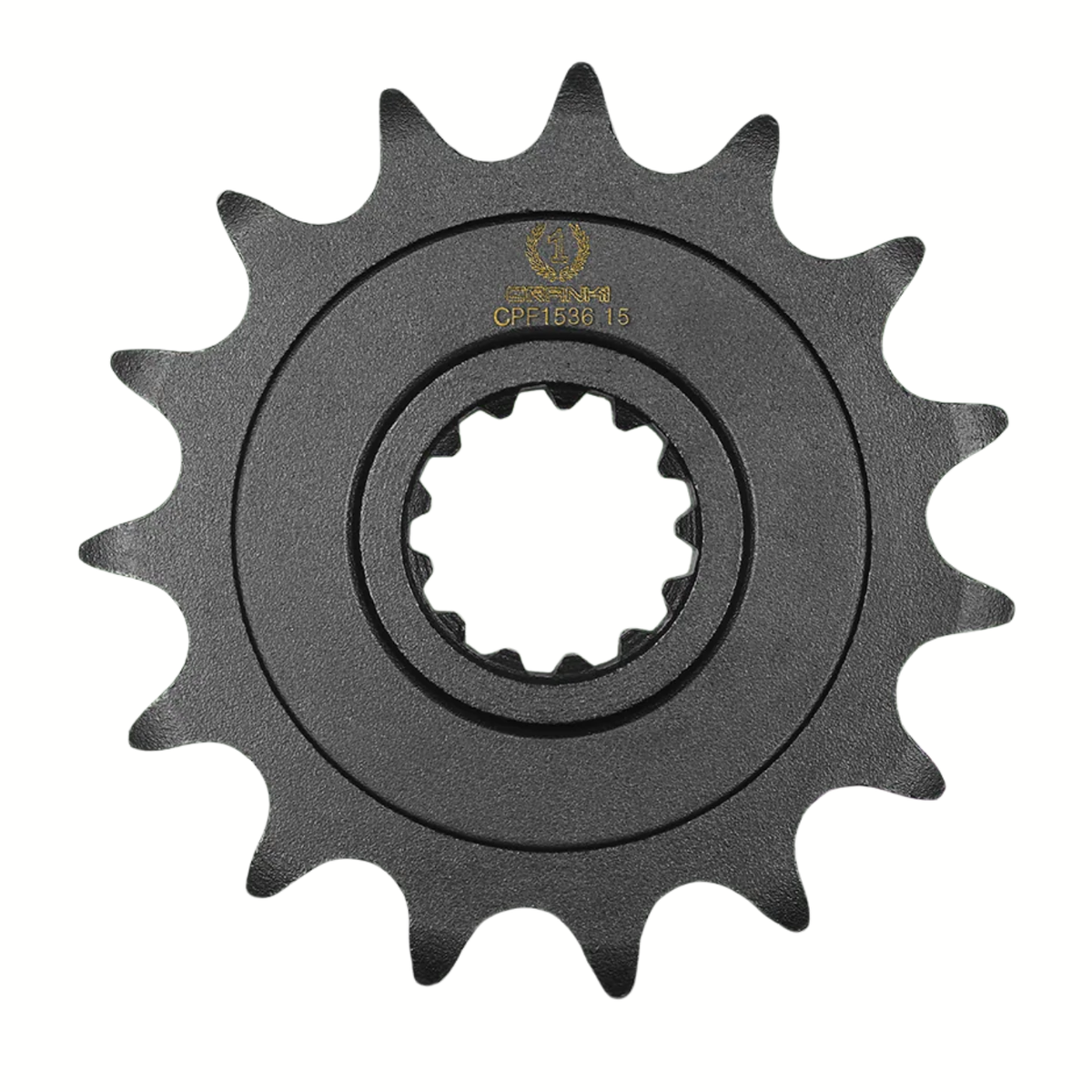 Crank1 Kawasaki Ninja ZX-6R (2019 Onwards) Performance Motorcycle Sprocket - Black - CPF1536.15T