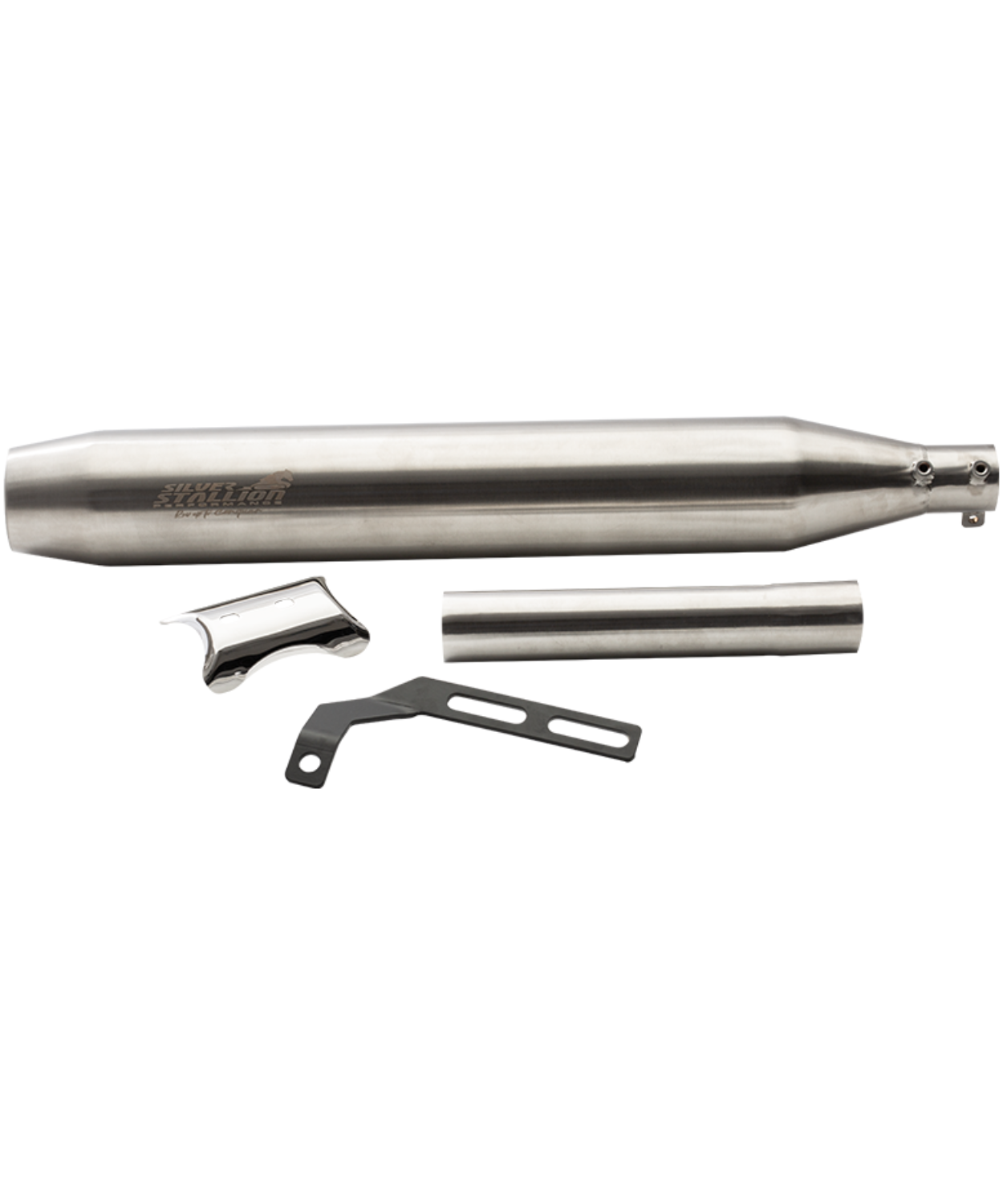 Silver Stallion BSA 650 Gold Star Ranger Performance Exhaust System - Matt Brushed Finishes