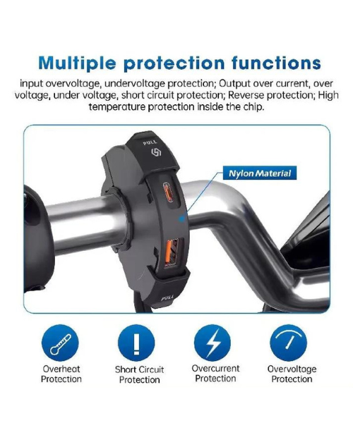 Fahren Motorcycle Dual Socket Charger - C1 Pro