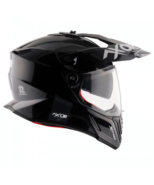 Axor X-Cross Dual Visor Sc Helmet - Black Red