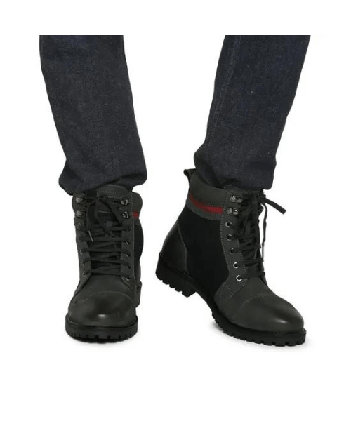 Royal Enfield Miler Riding Boots - Charcoal Navy