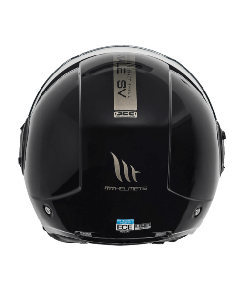 MT Viale Solid Gloss Helmet - Black
