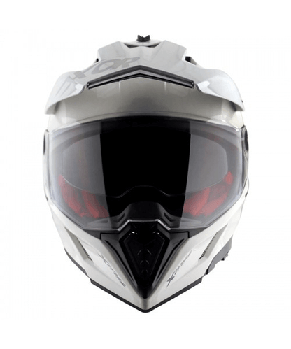 Axor X-Cross Dual Visor Sc Helmet - White Red