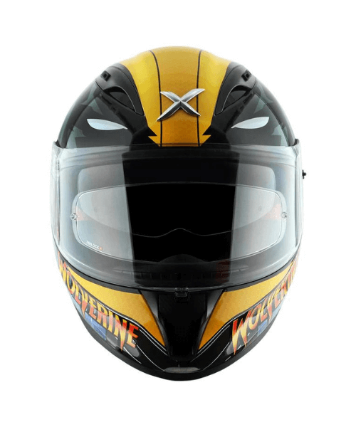 Axor Street Marvel Wolverine Helmet - Black Yellow