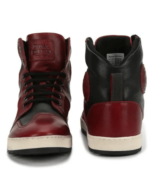 Royal Enfield Sonder Riding Boots - Red Black