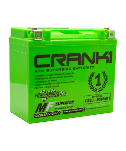 Crank1 Battery For Harley Davidson Breakout 1690-CB20L-BS