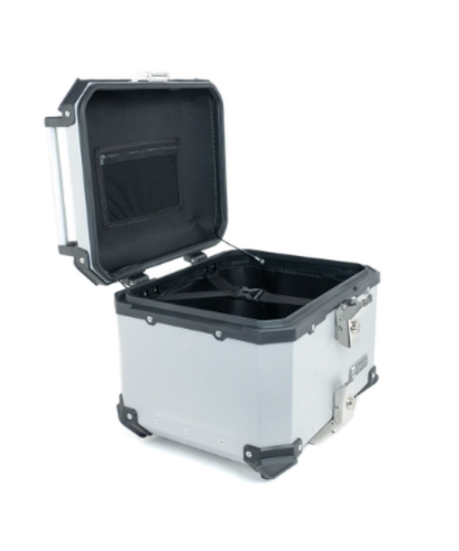 Zana Top Box Aluminium Silver 45Ltr L-Flat - ZI-TB-011