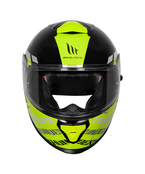 MT Thunder 3 SV Pro Damer Gloss Helmet - Fluorescent Yellow