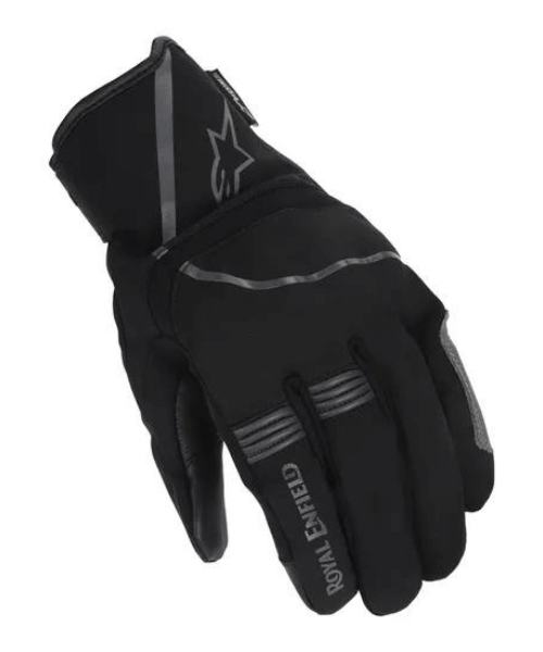 Royal Enfield Syncro Drystar Riding Gloves - Anthracite & Black