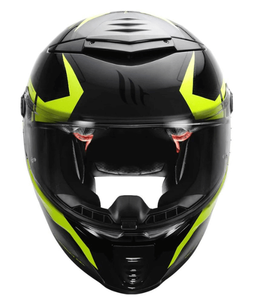MT Thunder 4SV Valiant Helmet - Fluorescent Yellow