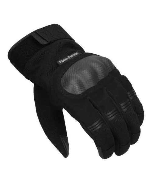 Royal Enfield Strident Riding Gloves - Black