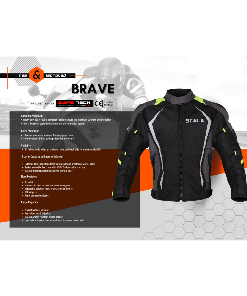 Scala Brave Riding Jacket - Black