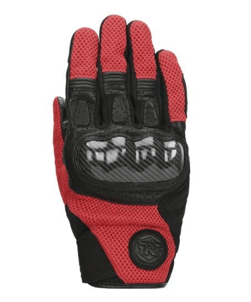 Royal Enfield Windstorm Riding Gloves - Black & Red