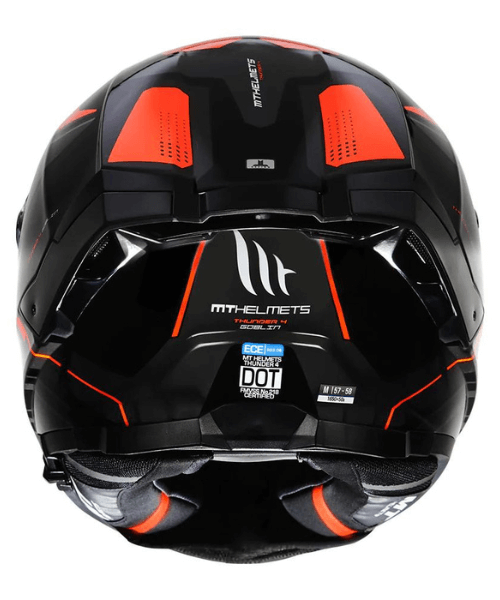 MT Thunder 4SV Goblin Helmet - Red