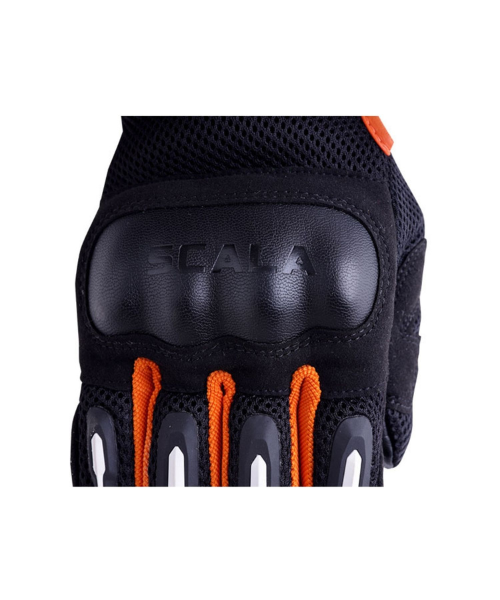 Scala Air Riding Gloves - Black Orange