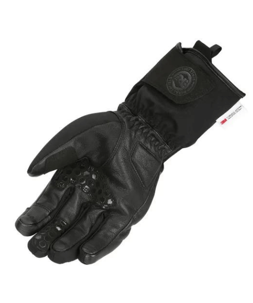 Royal Enfield Heated Riding Gloves - Black