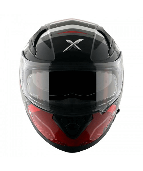 Axor Apex Hex-2 Helmet - Cool Grey Red