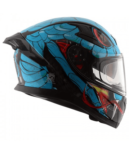 Axor Apex Venomous D/V Helmet - Black Neon Blue