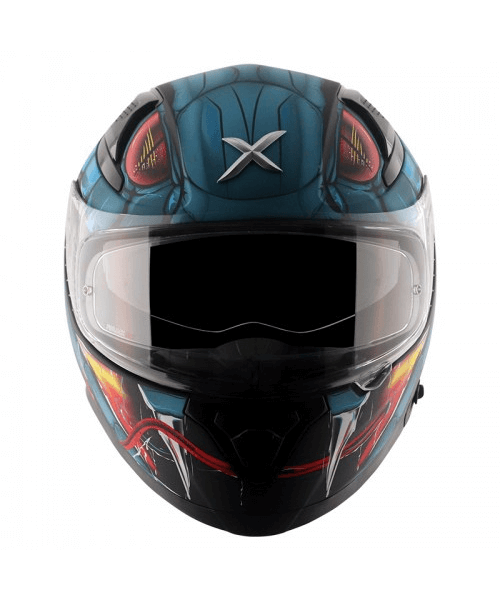 Axor Apex Venomous D/V Helmet - Dull Black Matt Blue